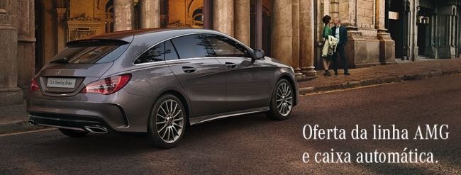 Agora com oferta da linha AMG e caixa automática.