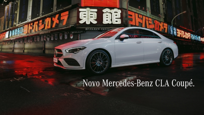 Novo Mercedes-Benz CLA Coupé na Tec-Atlântica