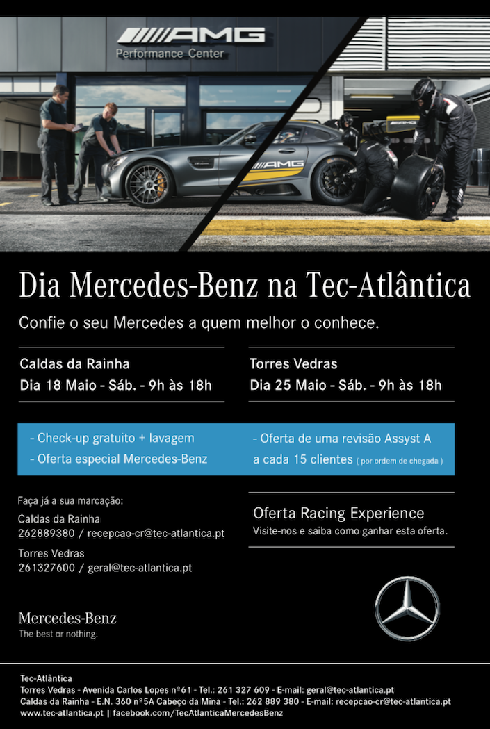 Dia Mercedes-Benz na Tec-Atlântica | Marque já »