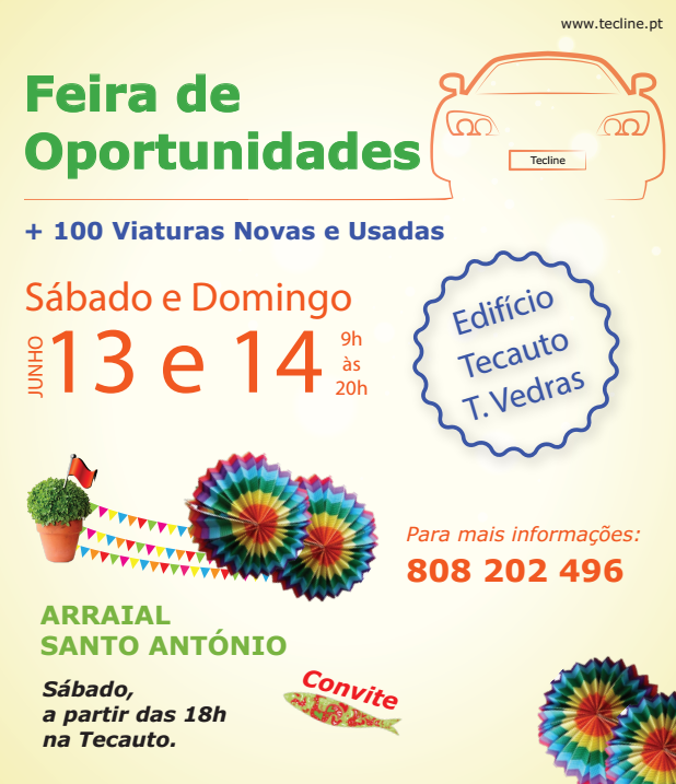 Feira de Oportunidades - 13 e 14 de junho