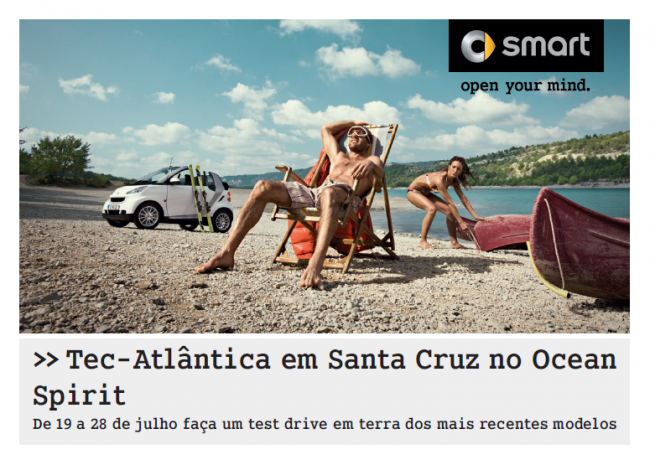 Tec-Atlântica em Santa Cruz no Ocean Spirit | De 19 a 28 de julho