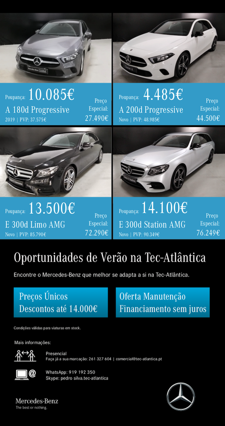 Oportunidades de Verão na Tec-Atlântica | Saiba mais >