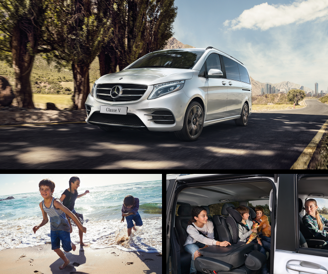 Versatilidade começa com V. Mercedes-Benz Classe V.