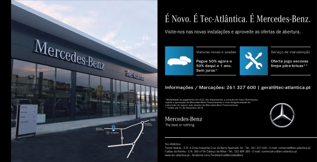 É Novo. É Tec-Atlântica. É Mercedes-Benz.
