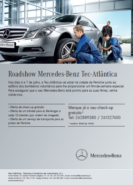 Roadshow Mercedes-Benz | Peniche | 6 e 7 de julho