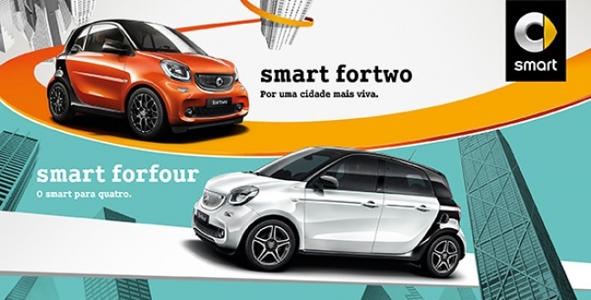 >> Novos smart fortwo e forfour: apresentação na Tec-Atlântica - 21 de novembro - com atuação de Mia Rose.