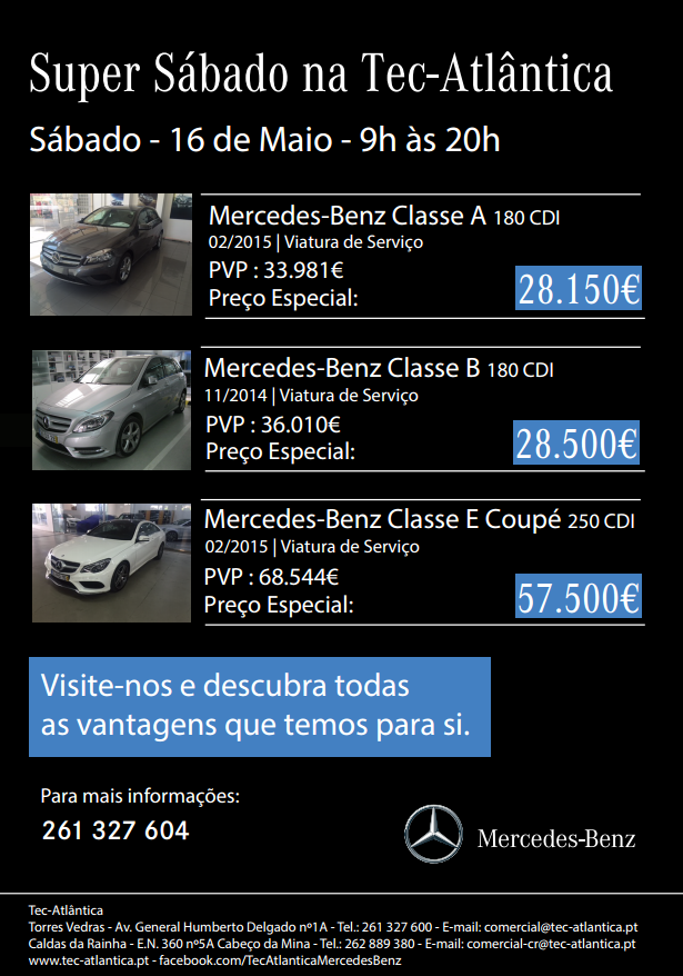 Super Sábado na Tec-Atlântica - Sábado - 16 de Maio