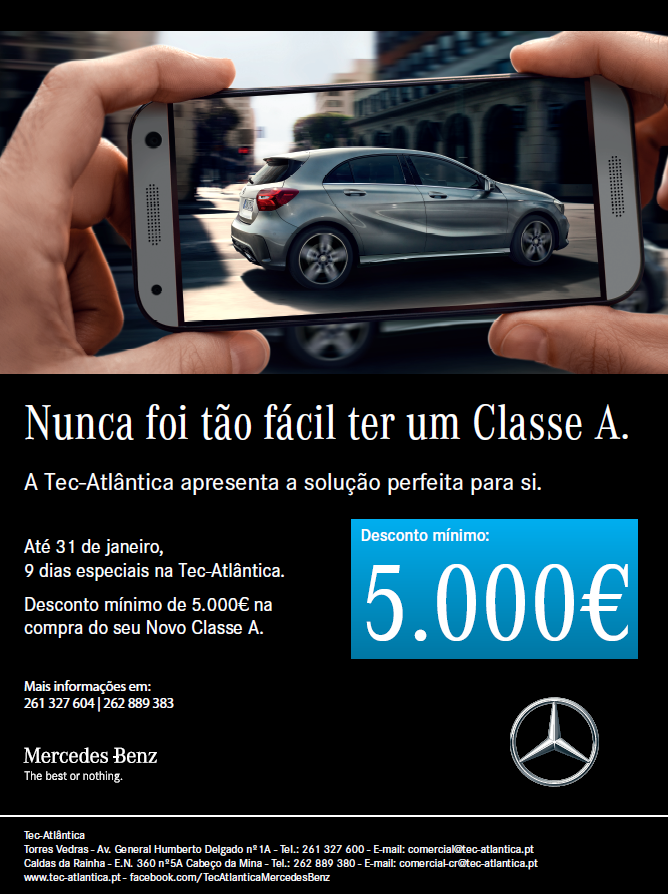 Nunca foi tão fácil ter um Classe A.
