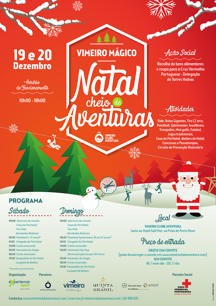 Natal cheio de Aventuras com a Tec-Atlântica - 19 e 20 de Dezembro 15 no Vimeiro Clube Aventura
