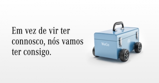 Serviço WeGo Mercedes-Benz na Tec-Atlântica de 23 a a 27 de março